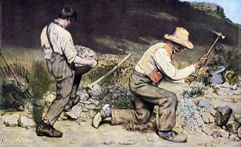 Gustave Courbet The Stone Breakers China oil painting art